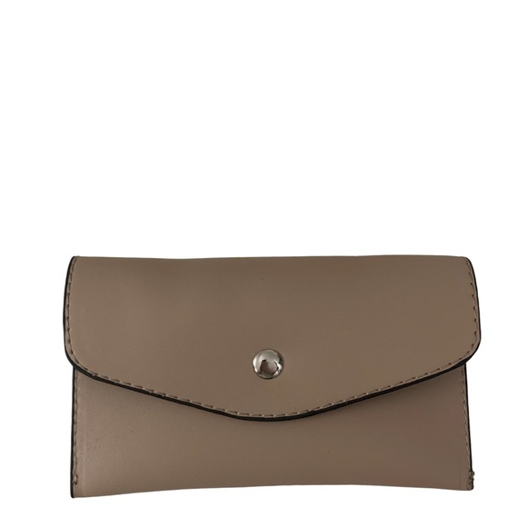 NEW Faux Leather 2-Piece Double Section Crossbody/Shoulder Bag Chevron Pattern - Picture 4 of 8